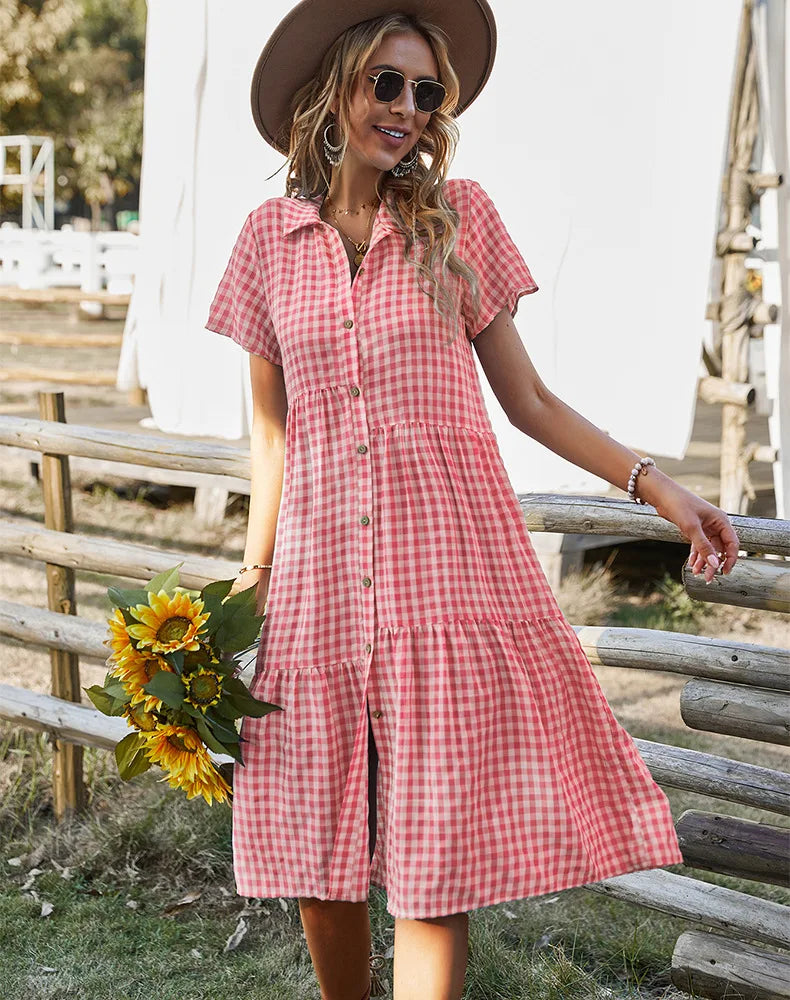 Robe d'été mi-longue