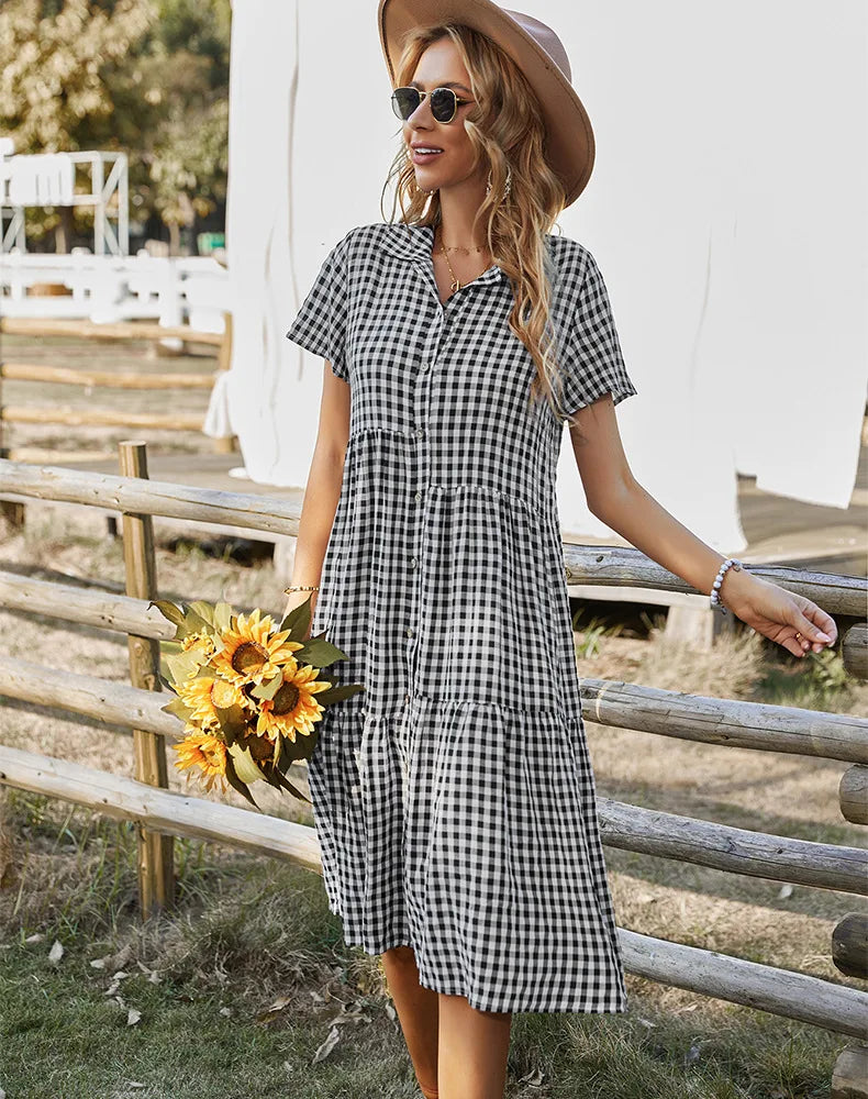 Robe d'été mi-longue