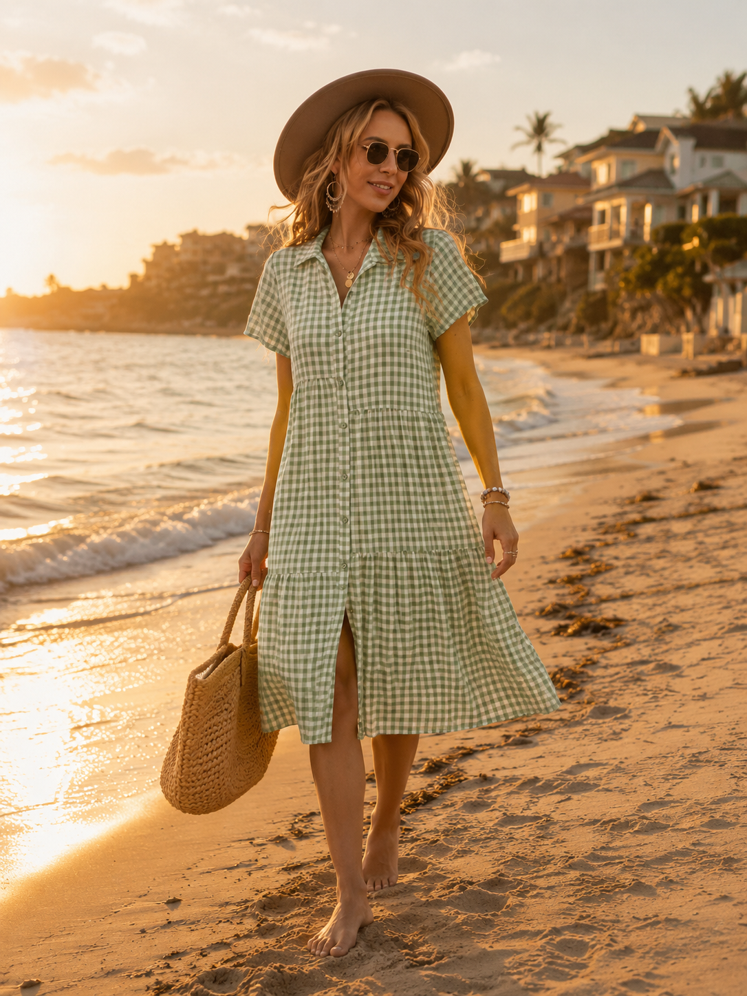 Robe d'été mi-longue