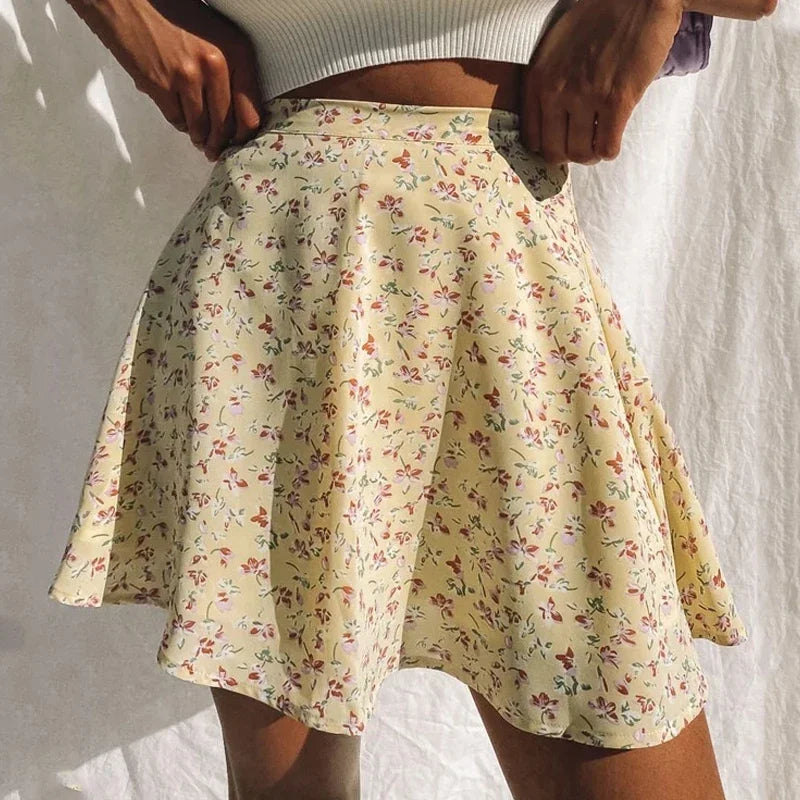 Jupe courte bohème chic