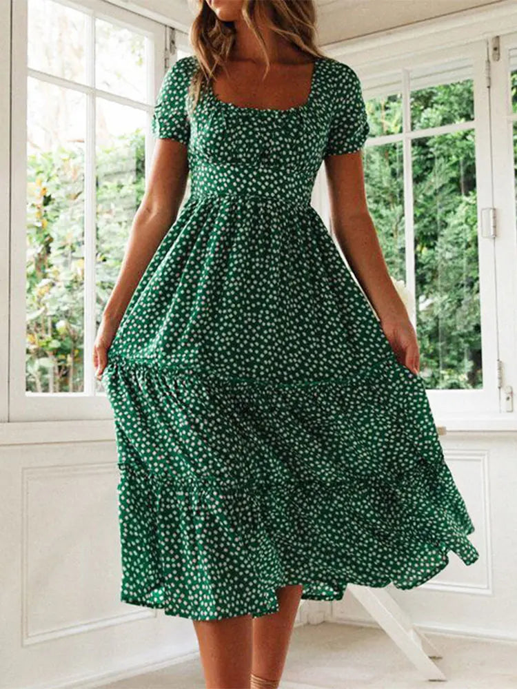 Robe longue femme été bohème
