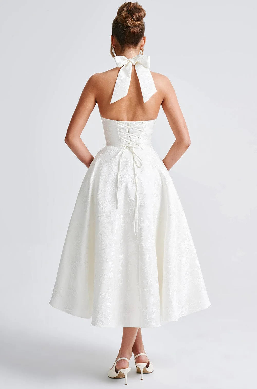 Robe mi-longue mariage