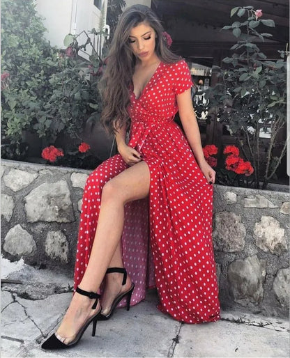 Robe longue noire bohème