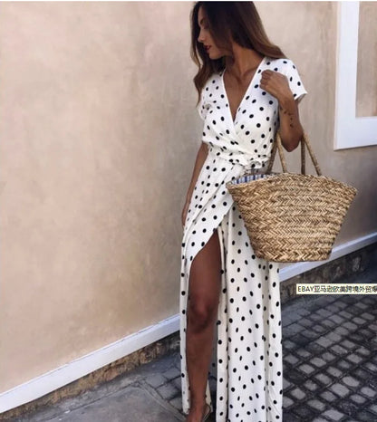 Robe longue noire bohème