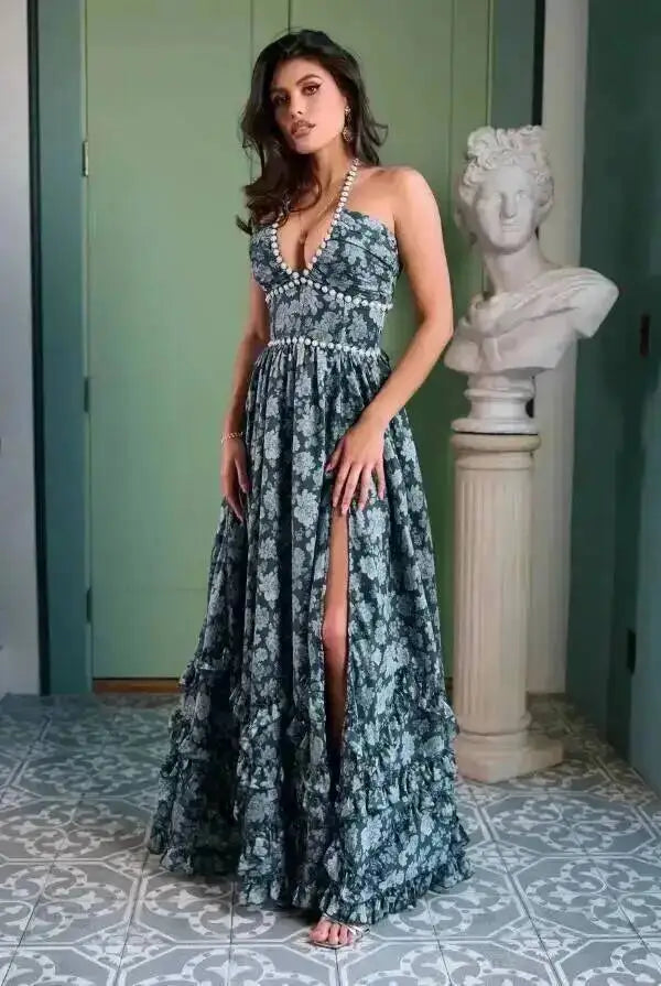 Robe de mariage verte