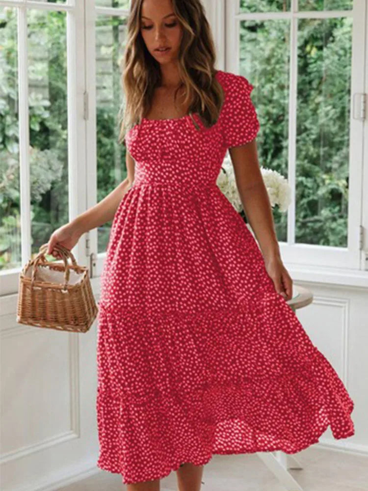 Robe longue femme été bohème