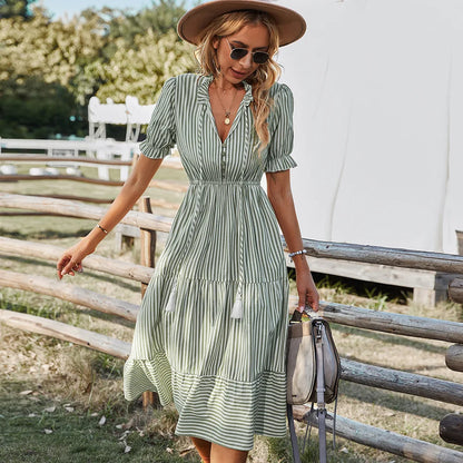 Robe champêtre bohème