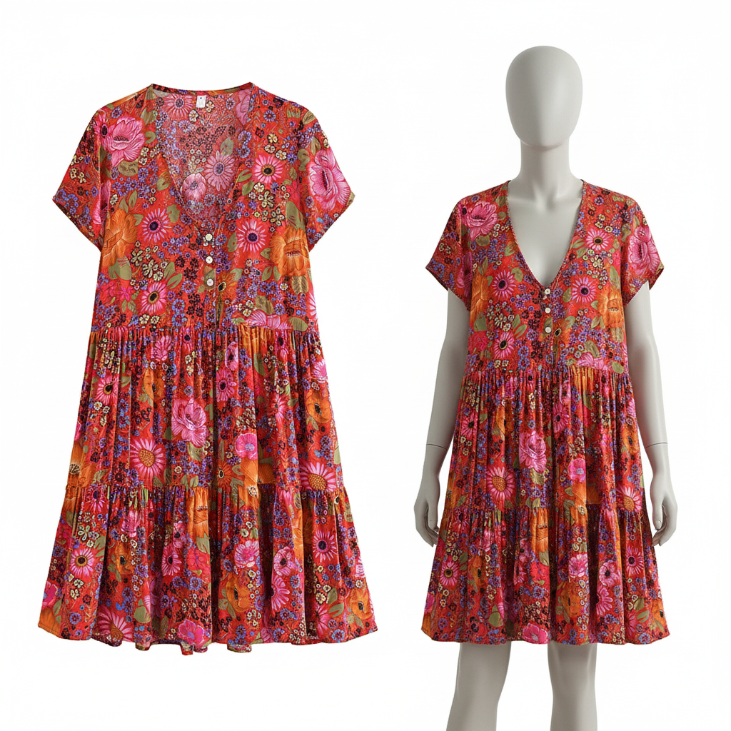 exemple robe sur mannequin